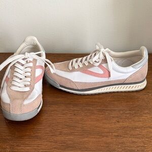 Tretorn Retro Runner Sneakers in Pink & White